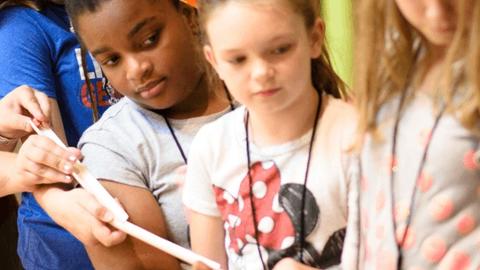 Children in line