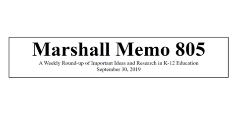 Marshall Memo